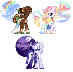Size: 1038x1012 | Tagged: safe, artist:glitterring, oc, oc only, pony, unicorn, base used, bow, ear piercing, eyelashes, eyeliner, female, hoof fluff, hoof polish, leonine tail, makeup, mare, multicolored hair, open mouth, piercing, rainbow hair, simple background, smiling, tail bow, transparent background