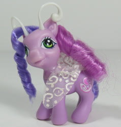 Size: 571x600 | Tagged: safe, photographer:breyer600, meadow moon, breezie, g3, cute, diabreezies, irl, photo, simple background, toy