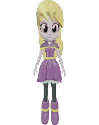 Size: 568x720 | Tagged: safe, artist:topsangtheman, lavender lace, equestria girls, g4, 3d, female, looking at you, simple background, solo, source filmmaker, transparent background