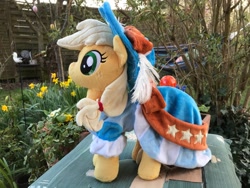 Size: 1280x960 | Tagged: safe, artist:tamlana, applejack, earth pony, pony, g4, clothes, dress, irl, photo, plushie, solo