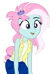 Size: 834x1172 | Tagged: safe, artist:gmaplay, kerfuffle, equestria girls, g4, rainbow roadtrip, equestria girls-ified, female, simple background, solo, transparent background