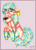 Size: 1116x1539 | Tagged: safe, artist:m0thy, :p, food, heart eyes, ice cream, pastel, pink pony, ribbon, tongue out, wingding eyes