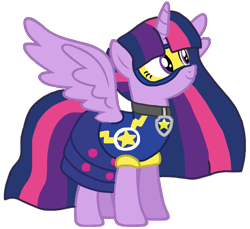 Size: 1059x968 | Tagged: safe, artist:徐詩珮, twilight sparkle, alicorn, pony, series:sprglitemplight diary, series:sprglitemplight life jacket days, series:springshadowdrops diary, series:springshadowdrops life jacket days, g4, alternate universe, base used, chase (paw patrol), clothes, costume, cute, dress, eyelashes, female, halloween, halloween costume, mare, mask, paw patrol, simple background, smiling, solo, spread wings, transparent background, twilight sparkle (alicorn), wings