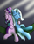 Size: 858x1112 | Tagged: safe, artist:platinumdrop, starlight glimmer, trixie, pony, unicorn, g4, happy, smiling