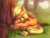 Size: 3600x2769 | Tagged: safe, artist:buttersprinkle, applejack, earth pony, pony, g4, applejack's hat, butt, buttersprinkle is trying to murder us, cowboy hat, cute, eyes closed, female, hat, high res, jackabetes, mare, outdoors, plot, signature, sleeping, solo, tree, under the tree, underhoof, weapons-grade cute