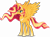 Size: 4000x2965 | Tagged: safe, artist:orin331, sunset shimmer, alicorn, pony, g4, alicornified, alternate universe, crown, cutie mark, ethereal mane, female, future sunset, jewelry, older, older sunset, race swap, regalia, shimmercorn, simple background, smiling, solo, starry mane, transparent background