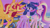 Size: 4000x2250 | Tagged: safe, artist:orin331, edit, princess cadance, sunset shimmer, twilight sparkle, alicorn, pony, g4, my little pony: friendship is magic, twilight's kingdom, alicornified, alternate universe, cutie mark, eyes closed, female, mare, older, older princess cadance, older sunset shimmer, older twilight, older twilight sparkle (alicorn), race swap, shimmercorn, trio, twilight sparkle (alicorn), ultimate cadance, ultimate twilight, you'll play your part