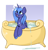 Size: 598x629 | Tagged: safe, artist:lulubell, princess luna, alicorn, pony, g4, bath, bathtub, blue mane, bubble, bubble bath, claw foot bathtub, cute, eyelashes, featured image, female, folded wings, happy, horn, lunabetes, mare, open mouth, open smile, s1 luna, simple background, smiling, solo, teal eyes, unshorn fetlocks, water, wet mane, wings