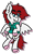 Size: 550x900 | Tagged: safe, artist:threetwotwo32232, oc, oc only, oc:crimson quill, pegasus, pony, male, simple background, solo, stallion, transparent background