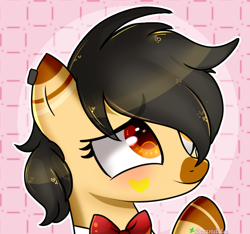 Size: 750x702 | Tagged: safe, artist:2pandita, oc, oc only, earth pony, pony, bust, female, mare, portrait, solo