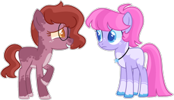 Size: 1971x1134 | Tagged: safe, artist:kurosawakuro, oc, oc only, earth pony, pony, base used, colored pupils, female, glasses, jewelry, magical lesbian spawn, necklace, offspring, parent:button mash, parent:lily longsocks, parent:wind sprint, ponytail, simple background, teenager, transparent background