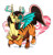 Size: 900x944 | Tagged: safe, artist:inuhoshi-to-darkpen, oc, oc only, oc:mayhem, draconequus, hybrid, interspecies offspring, offspring, parent:discord, parent:fluttershy, simple background, solo, transparent background