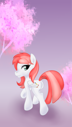 Size: 2256x4008 | Tagged: safe, oc, oc only, pegasus, pony, commission, female, looking back, mare, solo