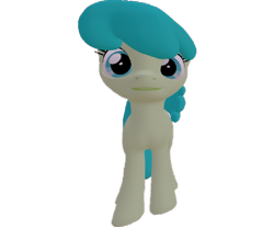 Size: 870x720 | Tagged: safe, artist:topsangtheman, green jewel, earth pony, pony, g4, 3d, female, looking at you, simple background, solo, source filmmaker, transparent background