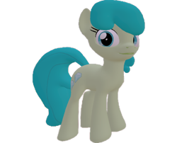 Size: 890x720 | Tagged: safe, artist:topsangtheman, green jewel, earth pony, pony, g4, 3d, female, looking at you, simple background, solo, source filmmaker, transparent background