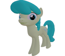 Size: 842x720 | Tagged: safe, artist:topsangtheman, green jewel, earth pony, pony, g4, 3d, female, looking at you, simple background, solo, source filmmaker, transparent background