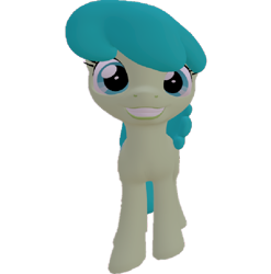 Size: 712x720 | Tagged: safe, artist:topsangtheman, green jewel, earth pony, pony, g4, 3d, female, looking at you, simple background, solo, source filmmaker, transparent background