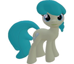 Size: 827x720 | Tagged: safe, artist:topsangtheman, green jewel, earth pony, pony, g4, 3d, female, looking at you, simple background, solo, source filmmaker, transparent background