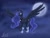 Size: 831x629 | Tagged: safe, artist:aluramoon_, princess luna, alicorn, pony, g4, ethereal mane, female, flying, full moon, galaxy mane, hoof shoes, jewelry, mare, moon, night, peytral, signature, solo, spread wings, stars, tiara, wings