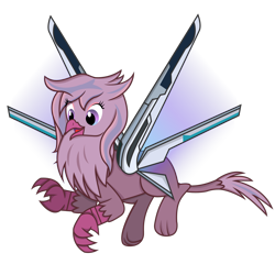 Size: 1920x1920 | Tagged: safe, artist:aorkamon, artist:benzayngcup, oc, oc only, griffon, simple background, solo, transparent background