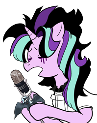 Size: 1319x1666 | Tagged: safe, starlight glimmer, trixie, pony, unicorn, g4, edgelight glimmer, i grieve in stereo, little dark age, mgmt, simple background, transparent background