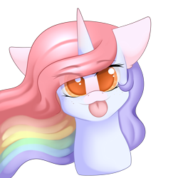 Size: 3000x3000 | Tagged: safe, artist:xcinnamon-twistx, oc, oc only, oc:platinum candylace, pony, :3, :p, eyes open, flowing hair, flowing mane, high res, simple background, solo, tongue out, transparent background