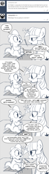 Size: 896x3175 | Tagged: safe, artist:mamatwilightsparkle, spike, twilight sparkle, dragon, pony, unicorn, tumblr:mama twilight sparkle, g4, baby, baby spike, comic, monochrome, toothbrush, tumblr, younger