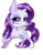 Size: 800x1022 | Tagged: safe, artist:ilquira, rarity, pony, unicorn, g4, chibi, cute, female, looking at you, mare, raribetes, simple background, solo, transparent background