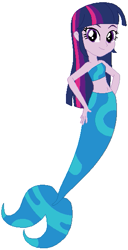 Size: 289x563 | Tagged: safe, artist:selenaede, artist:user15432, twilight sparkle, alicorn, mermaid, equestria girls, g4, bare shoulders, barely eqg related, base used, bikini top, bubble guppies, clothes, crossover, fins, hand on hip, mermaid tail, mermaidized, molly (bubble guppies), nick jr., nickelodeon, solo, species swap, strapless, tail, twilight sparkle (alicorn)