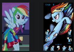 Size: 286x199 | Tagged: safe, screencap, rainbow dash, fighting is magic, equestria girls, g4, my little pony equestria girls, double rainbow, fall formal outfits, google images, ponied up