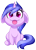 Size: 3414x4696 | Tagged: safe, alternate character, alternate version, artist:scarlet-spectrum, part of a set, sea swirl, seafoam, pony, unicorn, g4, :3, :p, adorable face, background pony, colored pupils, commission, cute, eye clipping through hair, female, floppy ears, hnnng, looking at you, mare, mlem, seadorable, silly, simple background, sitting, smiling, solo, tongue out, transparent background, ych result