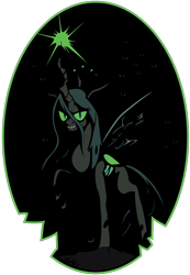 Size: 808x1168 | Tagged: safe, artist:willoillo, queen chrysalis, changeling, changeling queen, g4, crown, female, jewelry, regalia, simple background, solo, transparent background
