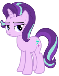 Size: 1280x1656 | Tagged: safe, artist:misterhobo1212, starlight glimmer, pony, unicorn, g4, female, mare, simple background, solo, starlight glimmer is not amused, transparent background, unamused, vector