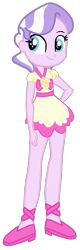 Size: 681x2136 | Tagged: safe, artist:gmaplay, diamond tiara, equestria girls, flight to the finish, g4, clothes, dress, female, simple background, solo, transparent background
