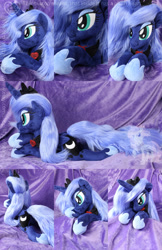Size: 2000x3086 | Tagged: safe, artist:nakedskull, princess luna, pony, g4, cute, high res, irl, photo, plushie, solo