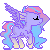 Size: 50x50 | Tagged: safe, artist:dolly-hearts, oc, oc only, pegasus, pony, animated, gif, pegasus oc, pixel art, simple background, solo, transparent background, wings