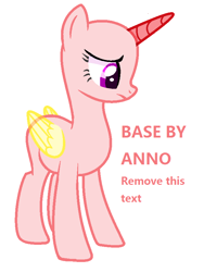 Size: 636x848 | Tagged: safe, artist:anno酱w, alicorn, pony, g4, base, worried