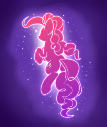 Size: 1600x1900 | Tagged: safe, artist:heir-of-rick, pinkie pie, earth pony, pony, g4, balloonbutt, butt, dark background, female, hidden cane, mare, plot, solo, stars