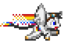 Size: 384x256 | Tagged: safe, artist:kelvin shadewing, oc, oc only, oc:lightning bliss, alicorn, pony, animated, flying, pixel art, simple background, solo, sprite, transparent background