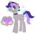 Size: 1365x1337 | Tagged: safe, artist:polymercorgi, oc, oc only, oc:heartthrob, pony, unicorn, choker, eyeshadow, makeup, male, offspring, parent:princess cadance, parent:shining armor, parents:shiningcadance, simple background, solo, stallion, white background