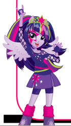 Size: 456x816 | Tagged: safe, twilight sparkle, equestria girls, g4, my little pony equestria girls: rainbow rocks, official, alternate clothes, clothes, concept art, crown, cute, female, jewelry, regalia, skirt, solo, twiabetes