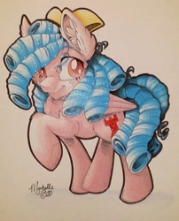 Size: 400x496 | Tagged: safe, artist:mychelle, cozy glow, pony, g4, female, older, solo, traditional art