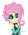 Size: 663x799 | Tagged: safe, artist:little903, fluttershy, equestria girls, equestria girls series, g4, the road less scheduled, the road less scheduled: fluttershy, spoiler:eqg series (season 2), alternate hairstyle, base used, female, flutterpunk, simple background, solo, transparent background