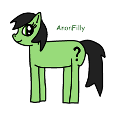 Size: 1000x1000 | Tagged: artist needed, safe, oc, oc only, oc:filly anon, earth pony, pony, 1000 hours in ms paint, female, filly, simple background, solo, white background