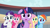 Size: 1920x1080 | Tagged: safe, screencap, fluttershy, pinkie pie, rainbow dash, rarity, twilight sparkle, earth pony, pegasus, pony, unicorn, g4, the last roundup, floppy ears