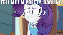 Size: 1478x830 | Tagged: safe, edit, edited screencap, editor:undeadponysoldier, screencap, rarity, equestria girls, equestria girls specials, g4, my little pony equestria girls: better together, my little pony equestria girls: rollercoaster of friendship, clothes, darling, faic, female, geode of shielding, magical geodes, rarity is best facemaker, rarity peplum dress, solo, talking to viewer, tell me i'm pretty, the fairly oddparents, trixie tang, yanderity