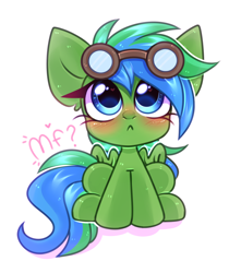 Size: 2370x2676 | Tagged: safe, artist:pesty_skillengton, oc, oc only, pegasus, pony, chibi, cute, heart, heart eyes, high res, simple background, solo, white background, wingding eyes