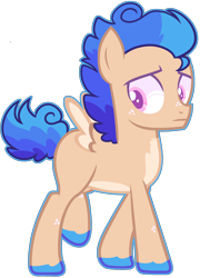 Size: 1788x2478 | Tagged: safe, artist:kurosawakuro, oc, oc only, pegasus, pony, base used, colored hooves, freckles, male, offspring, parent:rumble, parent:spur, simple background, solo, teenager, transparent background