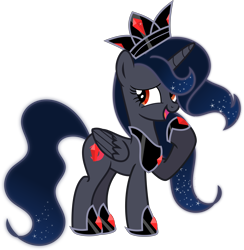Size: 8104x8317 | Tagged: safe, artist:shootingstarsentry, oc, oc only, oc:astray, alicorn, pony, absurd resolution, base used, crown, female, jewelry, mare, regalia, simple background, solo, transparent background, vector
