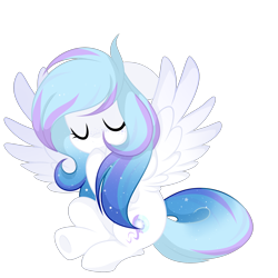 Size: 2000x2000 | Tagged: safe, artist:takan0, oc, oc only, oc:kimy sparkle, pegasus, pony, eyes closed, female, high res, mare, simple background, solo, transparent background